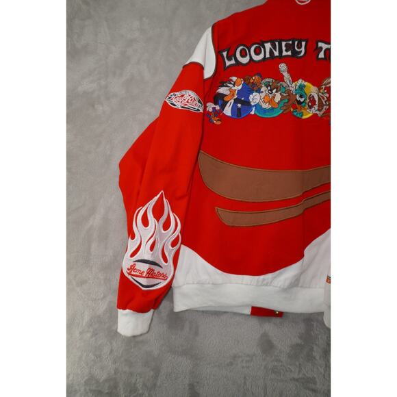 VTG LOT 29 Looney Tunes Motorcycle Jacket Men Large Acme Motors Bugs Bunny Taz - Picture 9 of 12